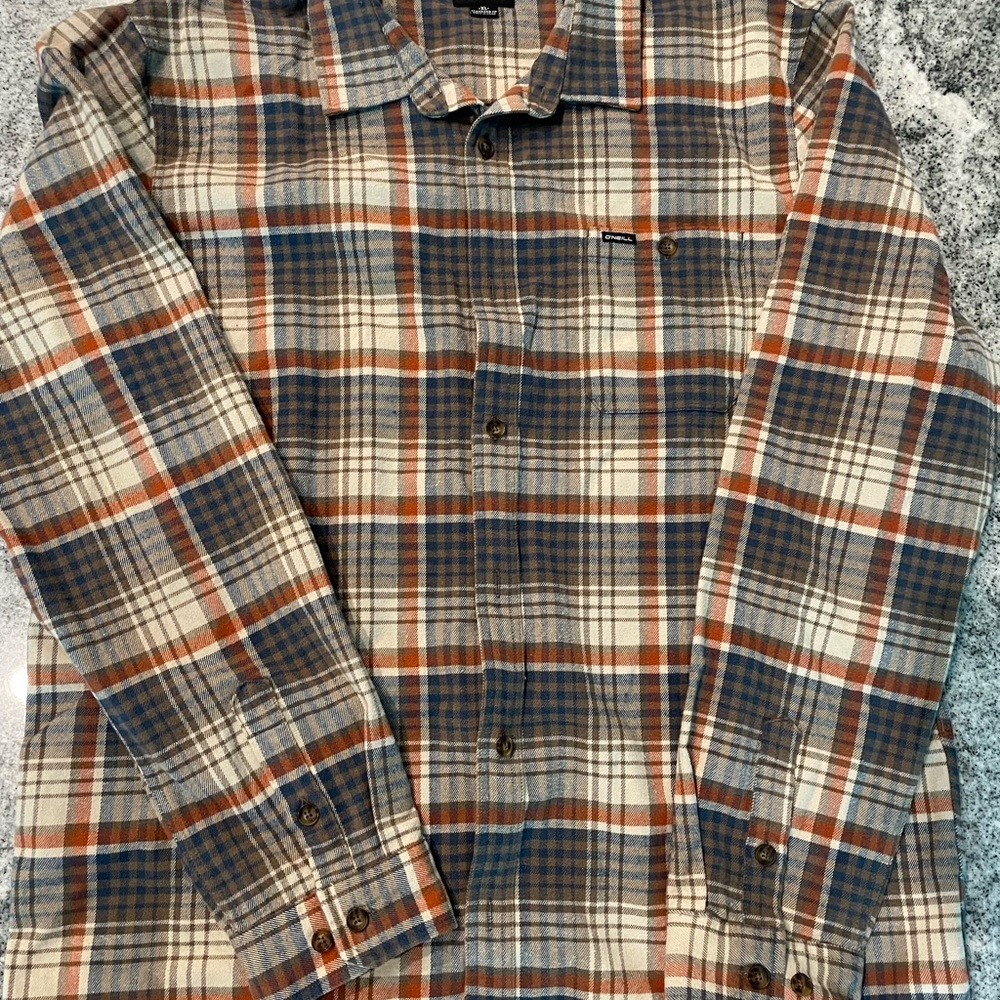 Plaid Button-Up Shirt (XL, Men’s)
